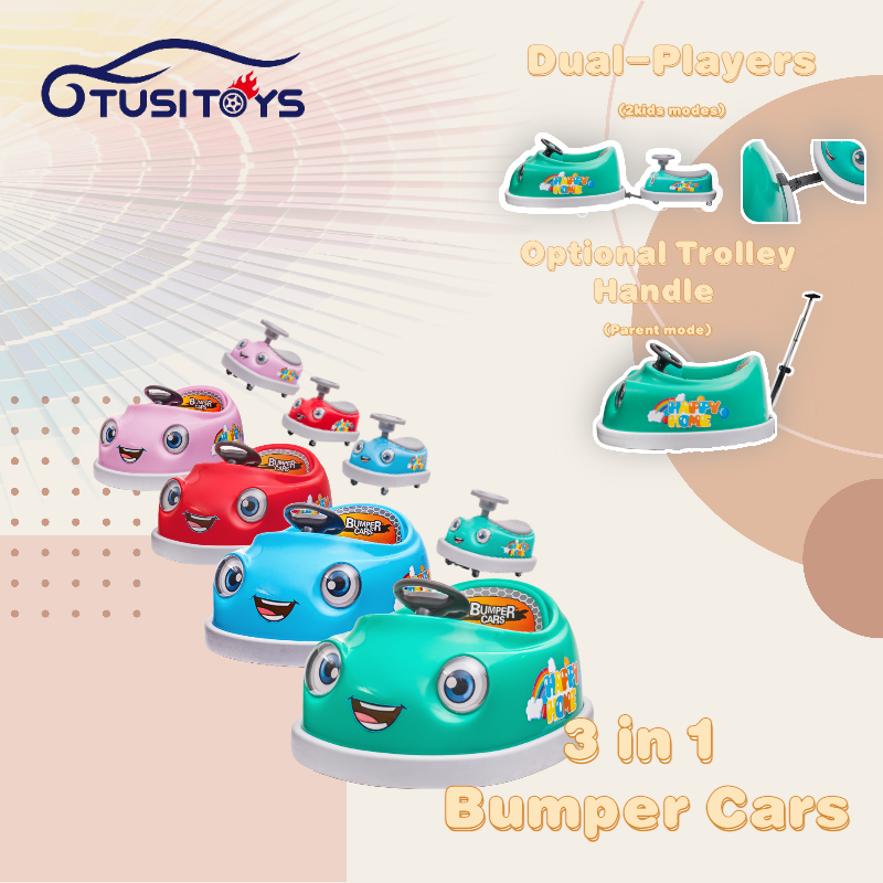 The greatest innovation of both dual-player modes and parent mode are applied to our newest bumper cars!