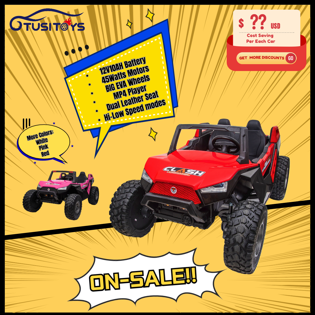 Our off-road UTV is on sale now!